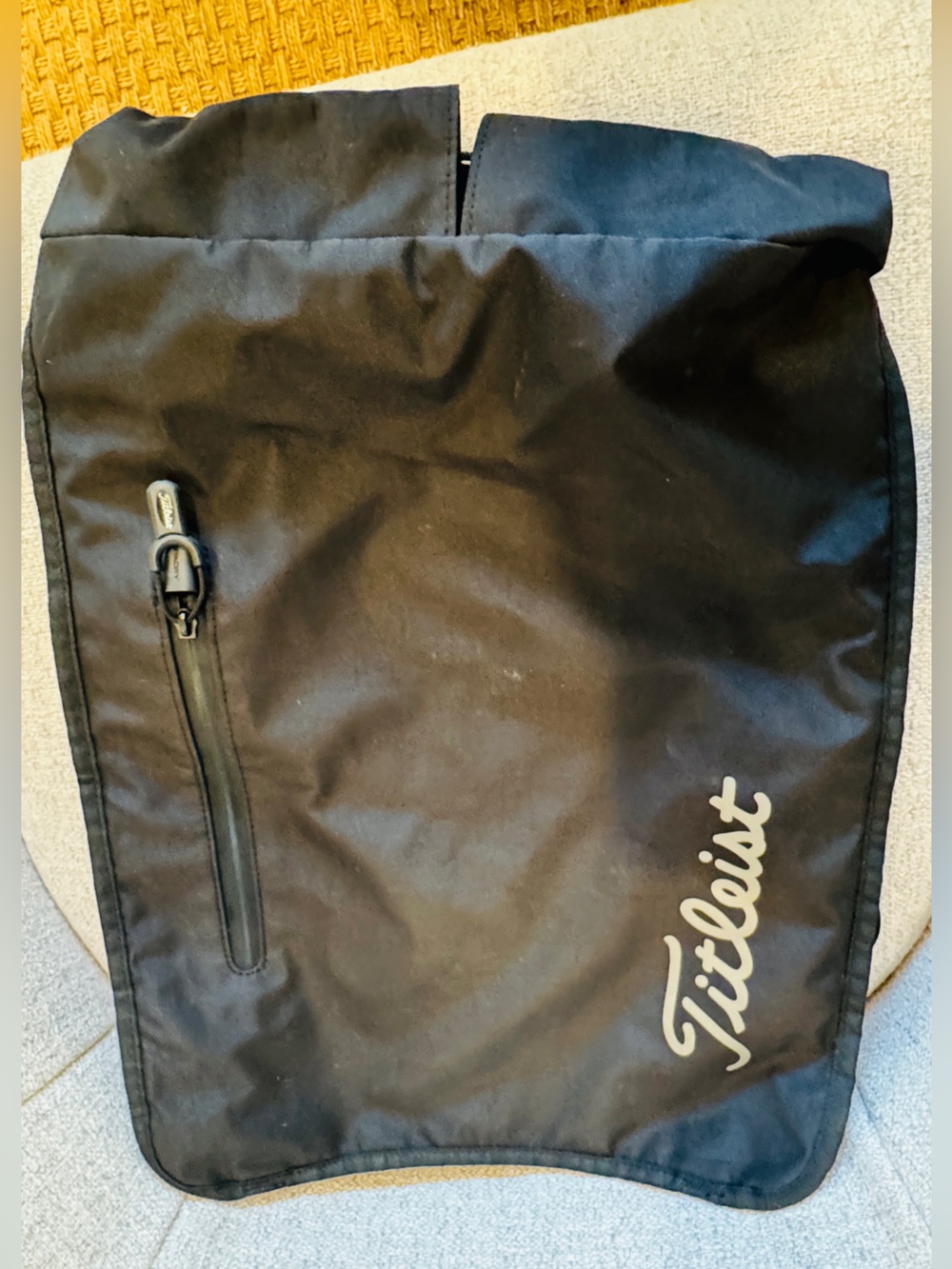 Titleist Black Toiletry / Travel Pouch with Zipper Pocket
